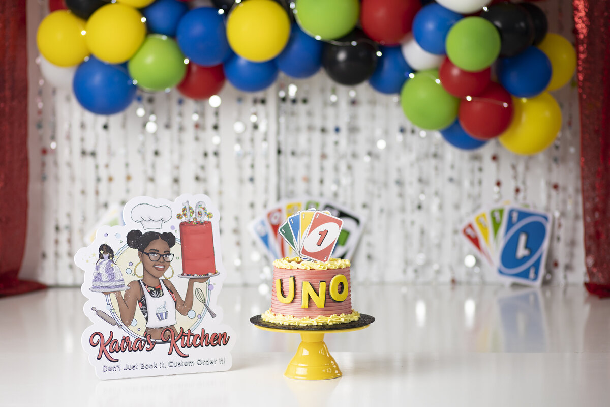 cake smash photography in Fayetteville Georgia