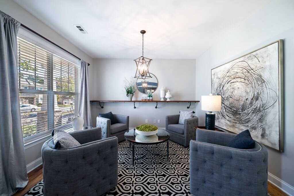 Modern formal living room