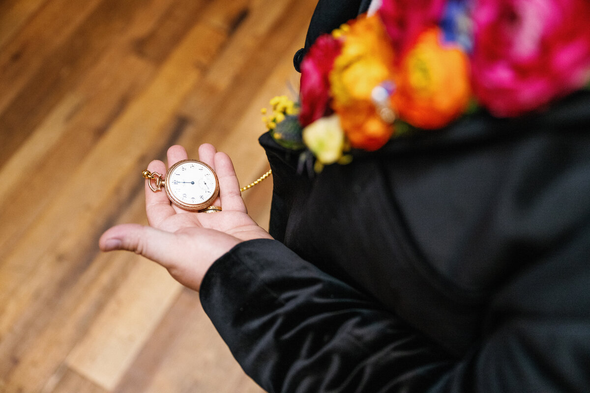 7 - Armature Works Wedding Groom's Pocketwatch - Tampa Wedding Planner