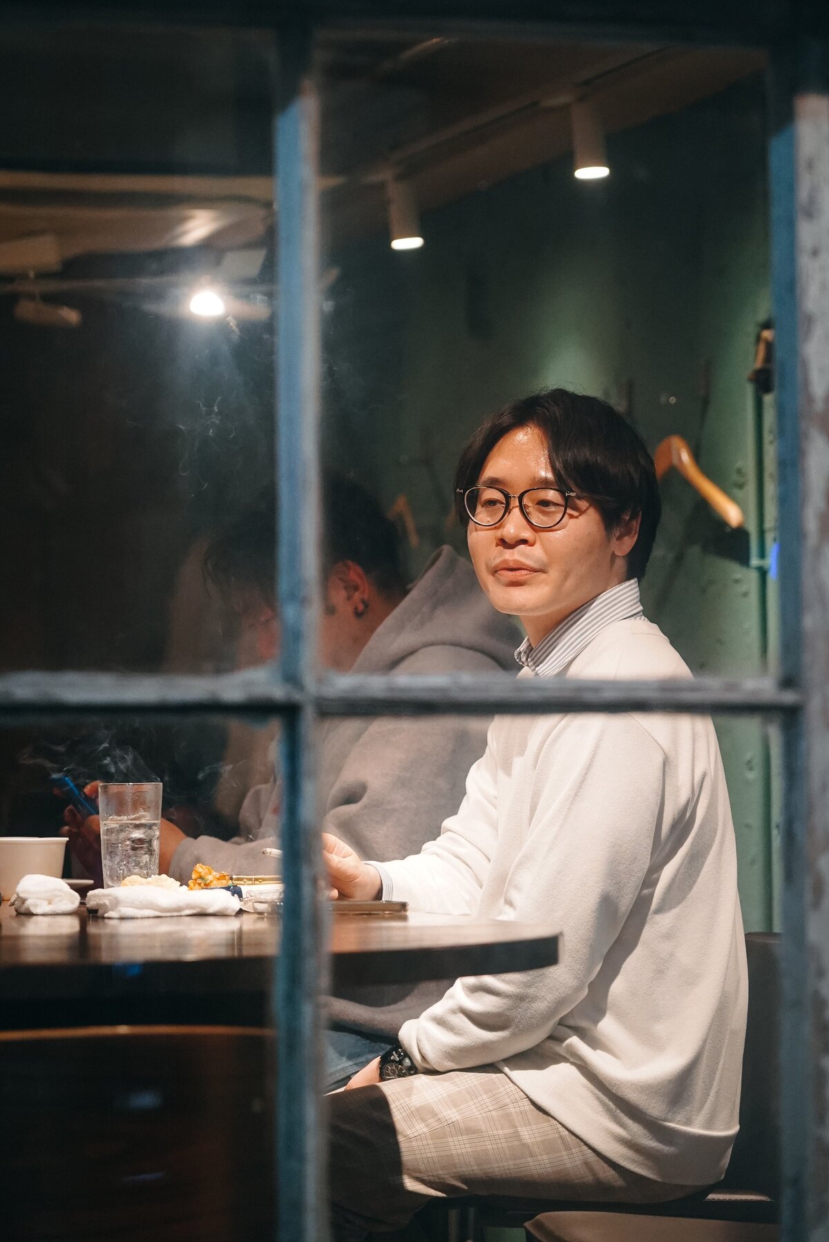 Restaurant portrait of a man in Shibuya, Japan