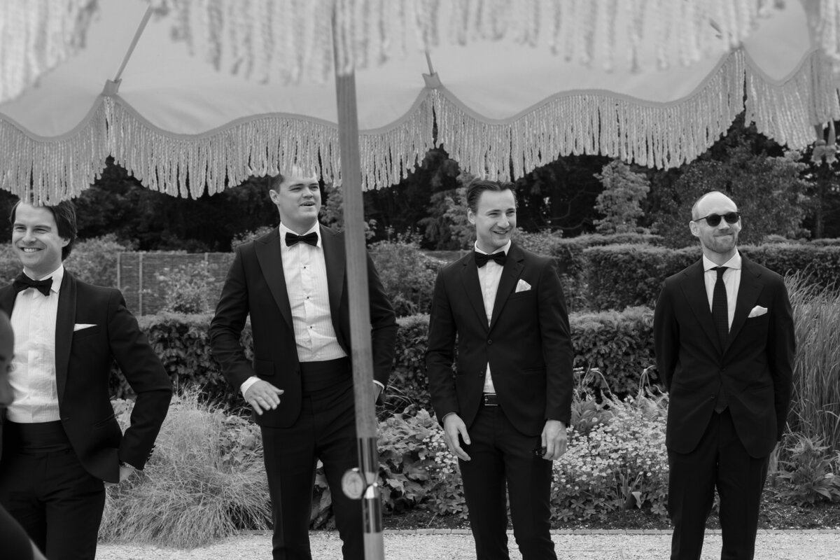 Wedding guests at Kin House