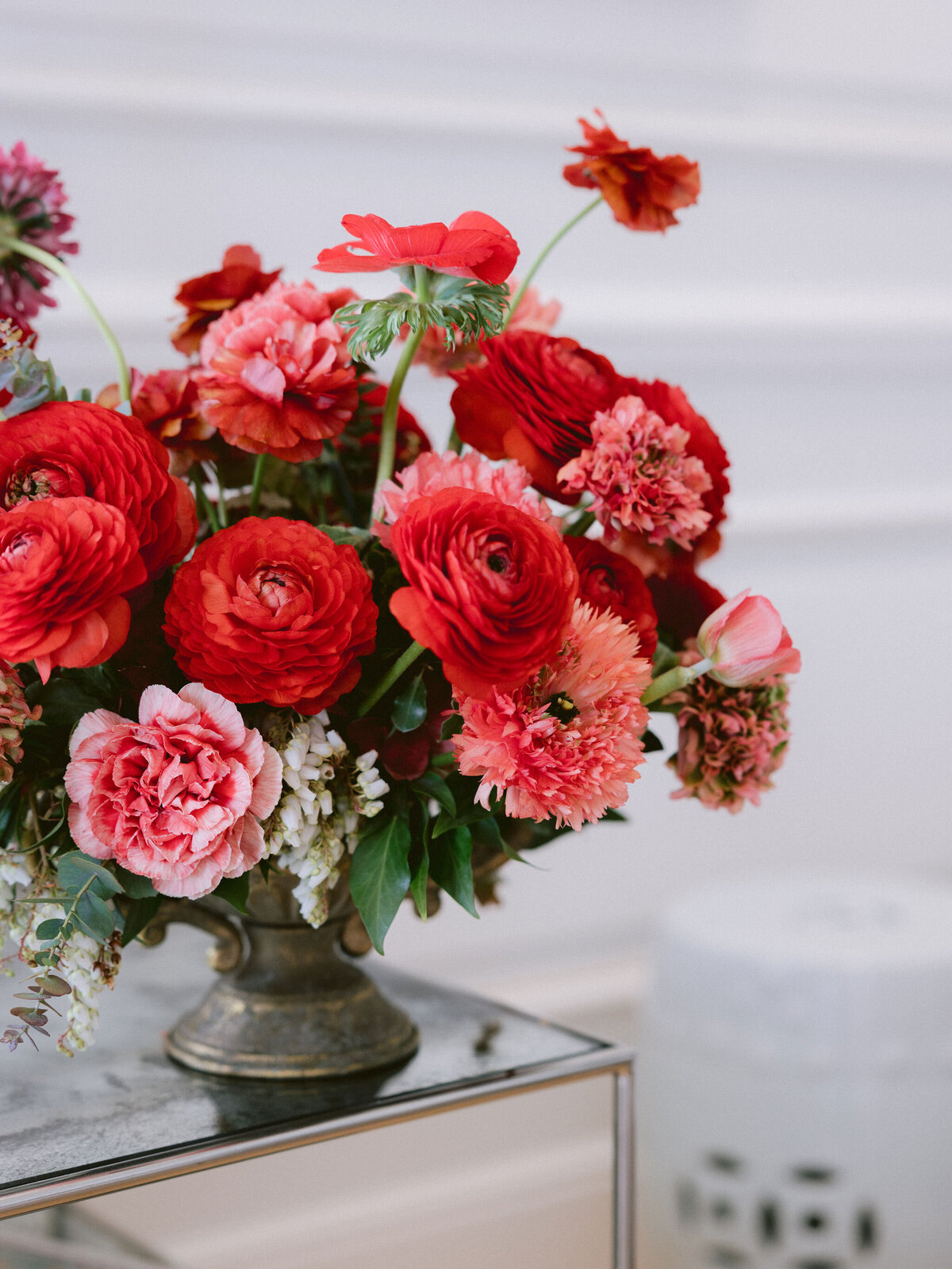 Red Wedding Ceremony Centerpiece - The Wedding Company