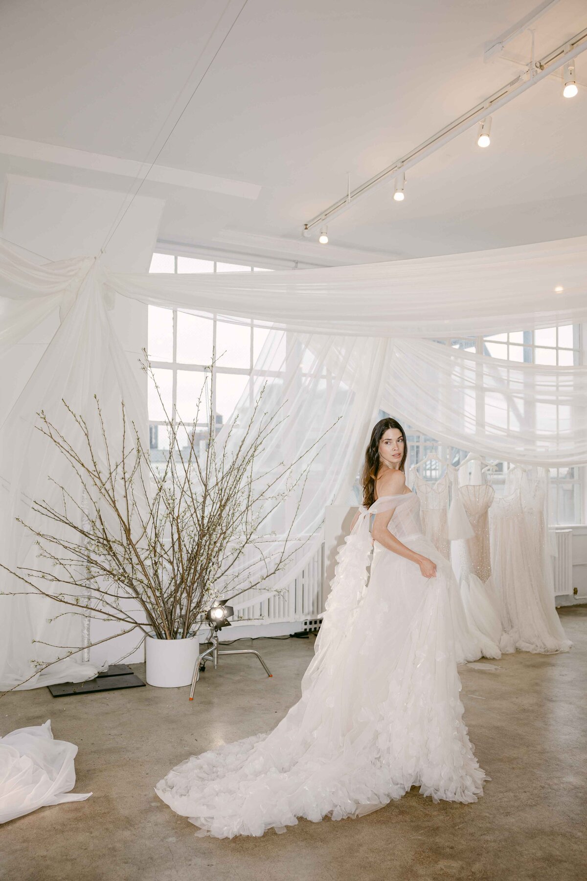 dramatic-bride-in-wedding-gown