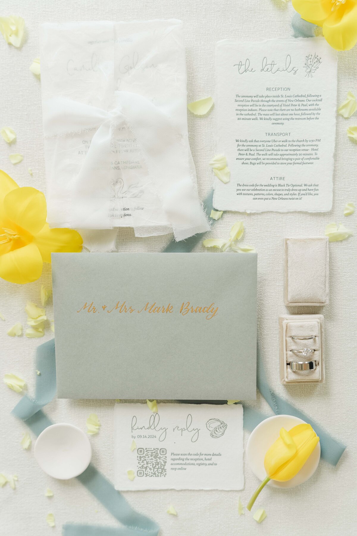 wedding invitation detail
