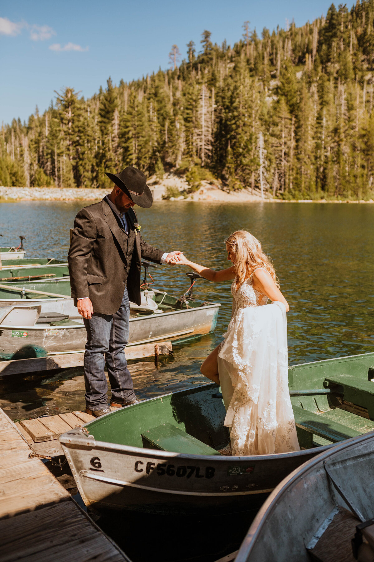 Sardine Lake elopement photos