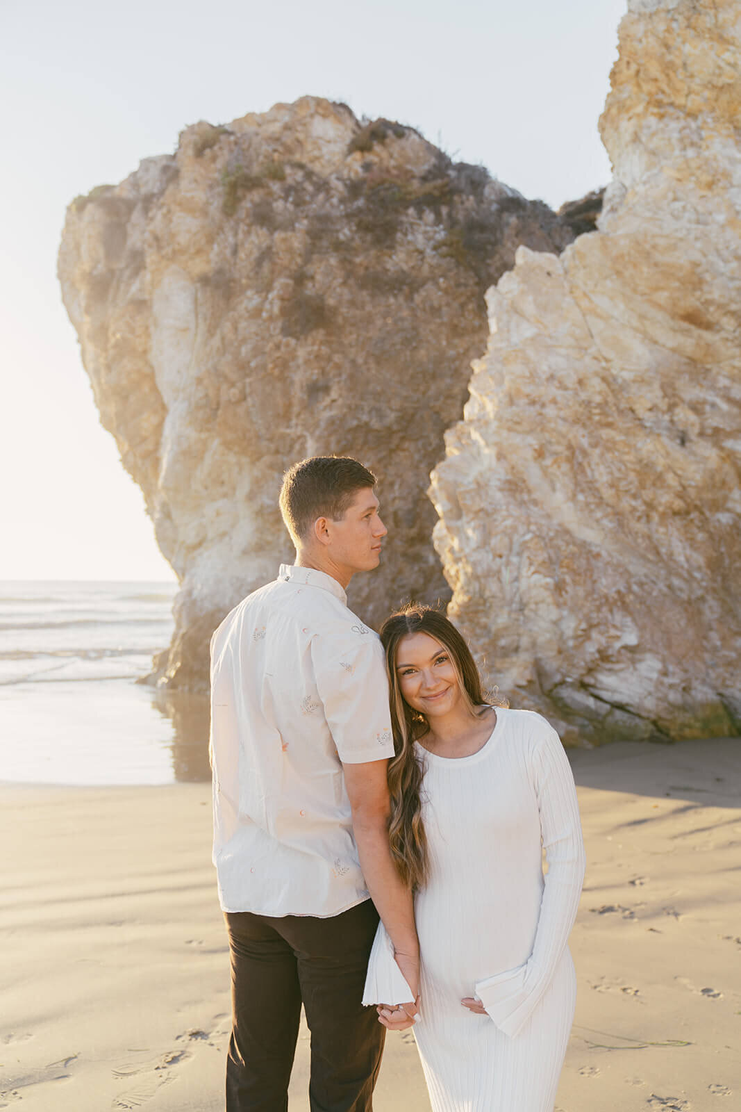 Maternity Photos in Shell Beach by San Luis Obispo Family Photographer Photography by Samantha Anne