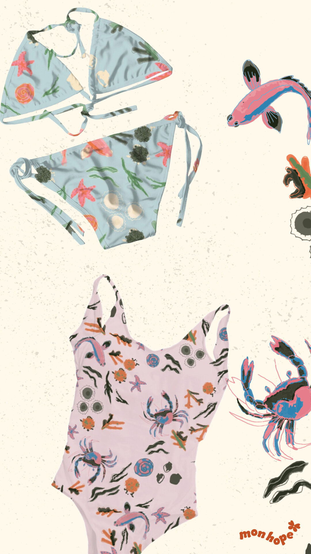 rockpools-swimsuit-bikini-print