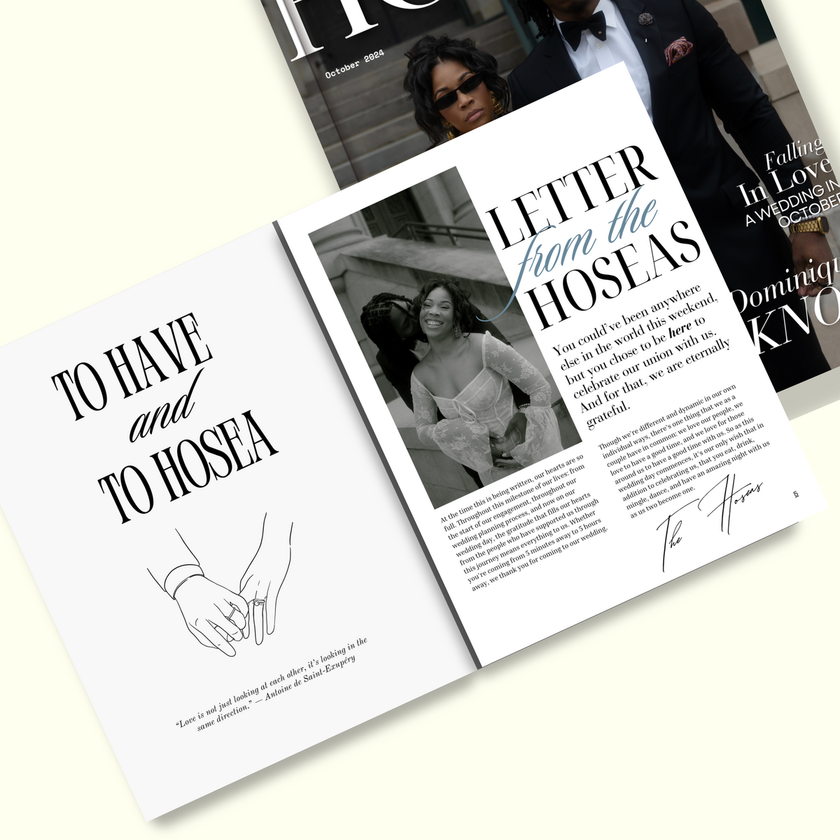 Display, with middle spacing (Mockup)