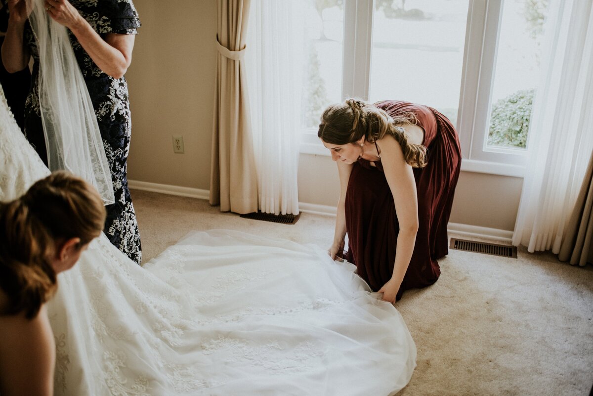 wedding dress bride ohio photographer