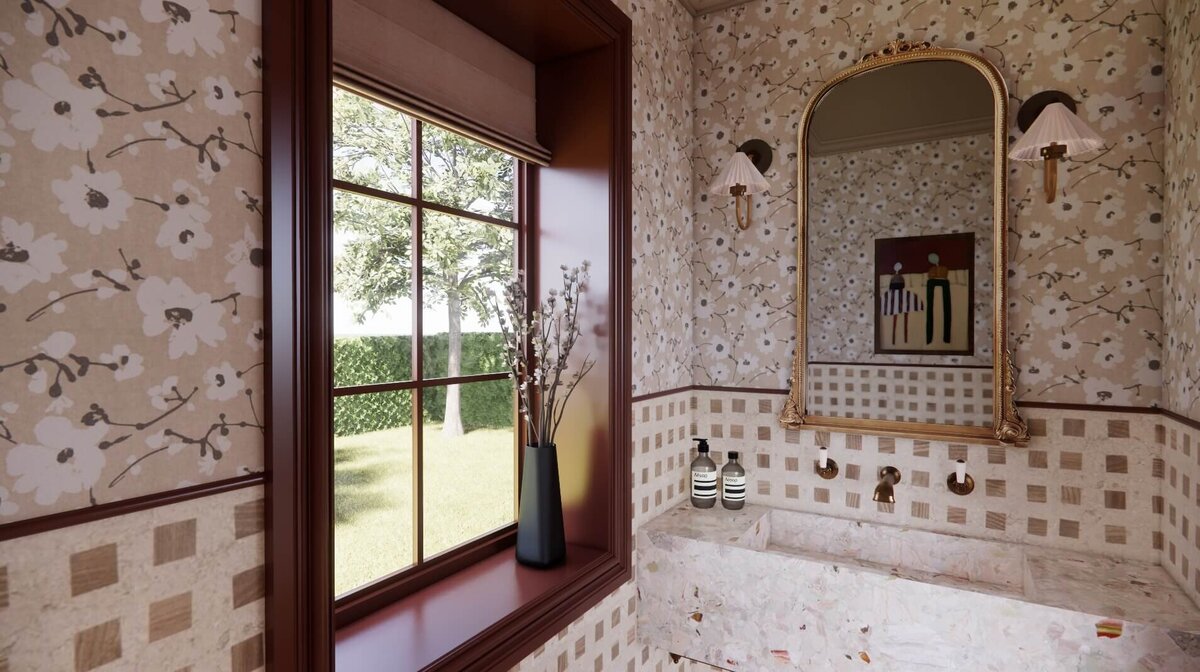 A heritage home with a maximalist ensuite