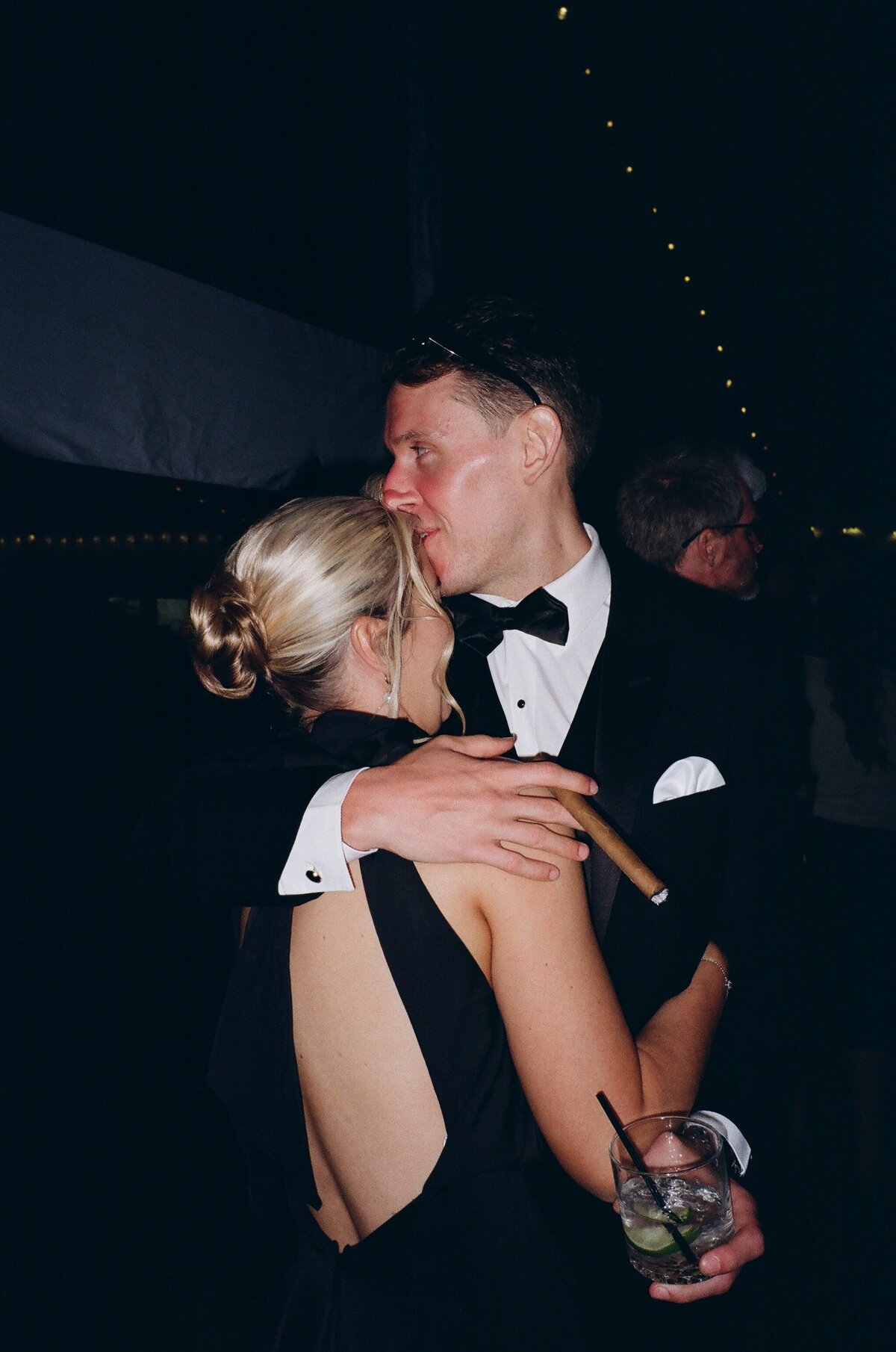Couple on Dance Floor at Wedding