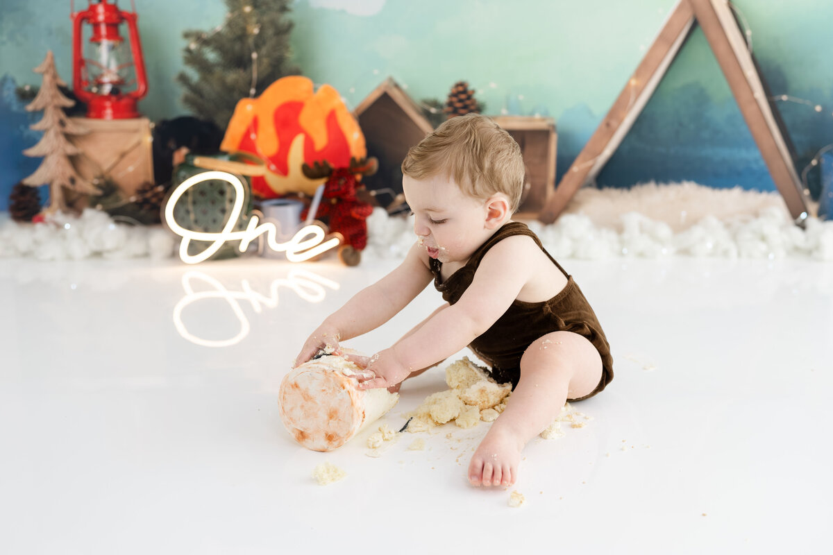 Cake Smash and Splash - Logan-49