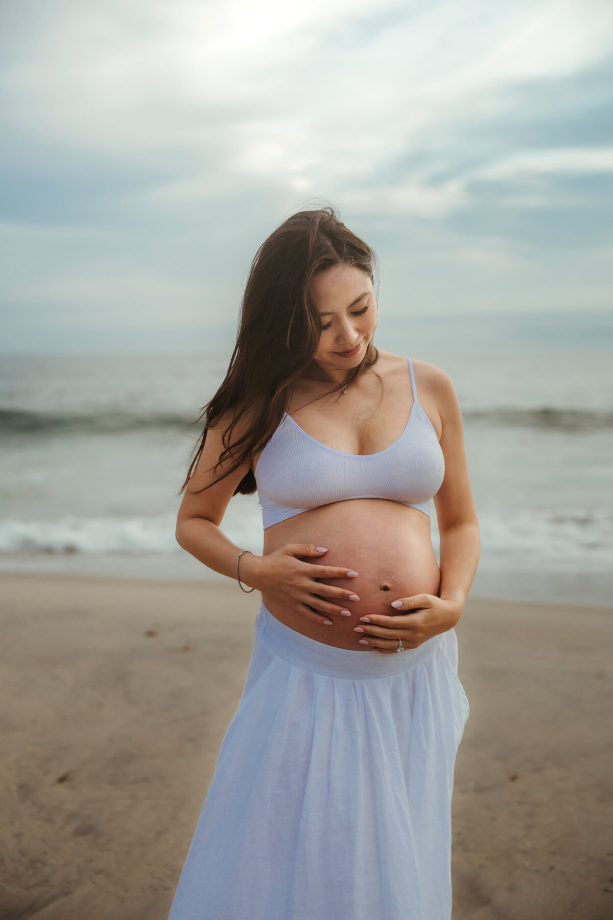 LA Beach Maternity Photography 105