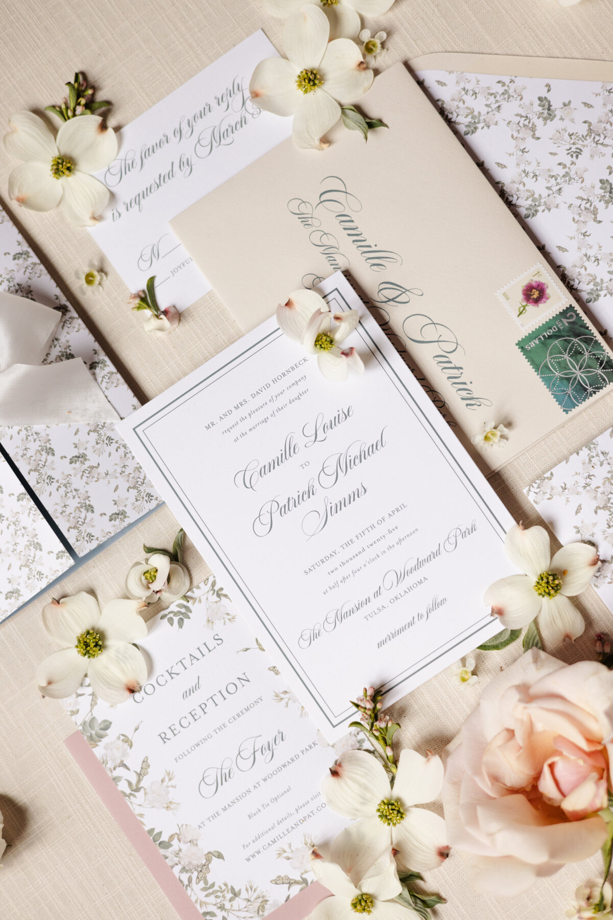 Spring Wedding in Kansas Countryside