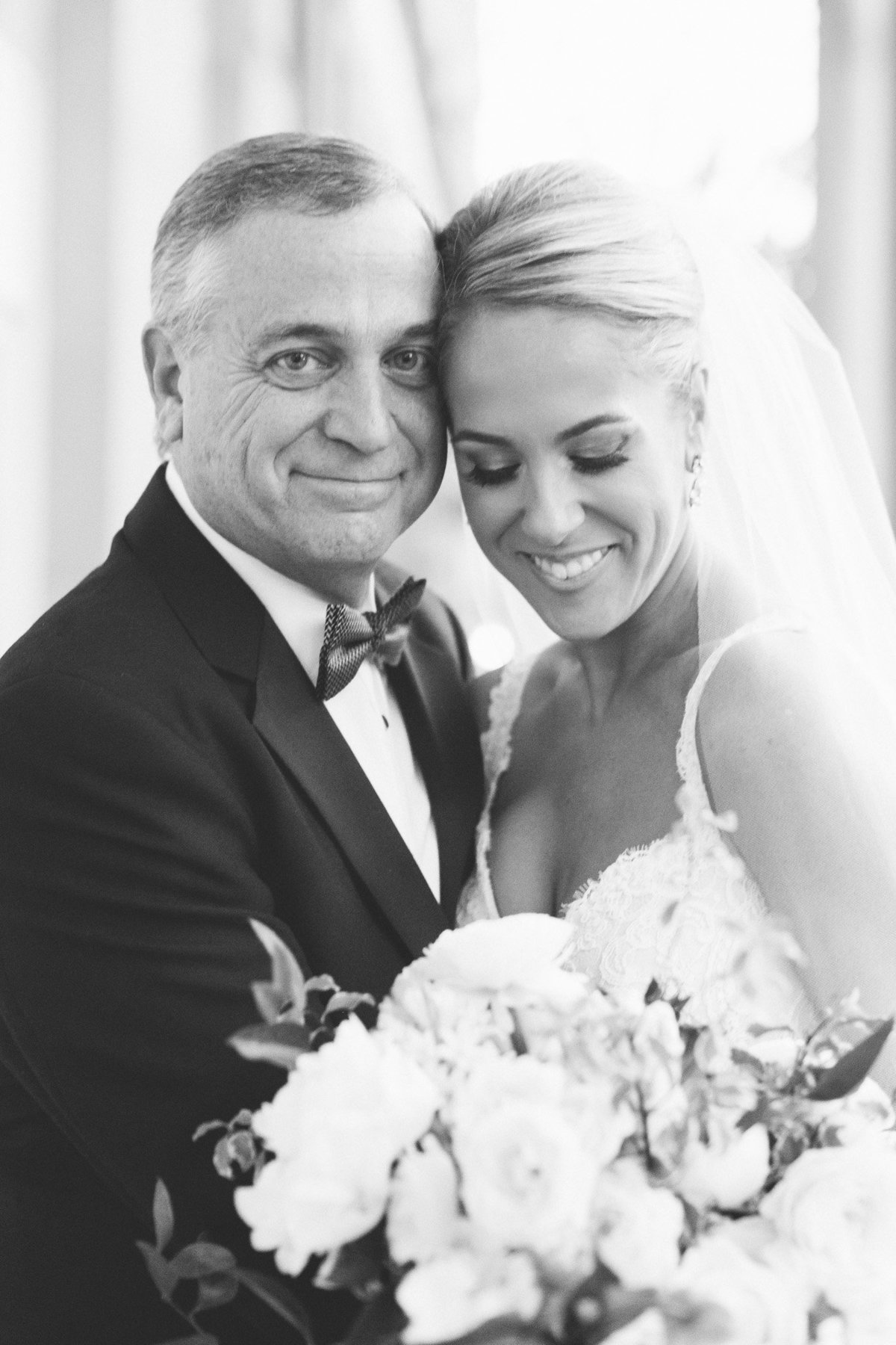 Father daughter portrait idea by real wedding photographer Rebecca Cerasani.