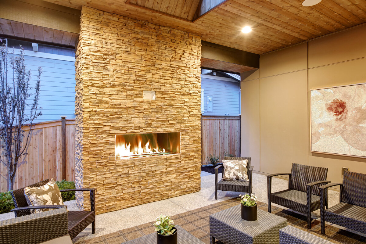 Outdoor fireplace Jacksonville