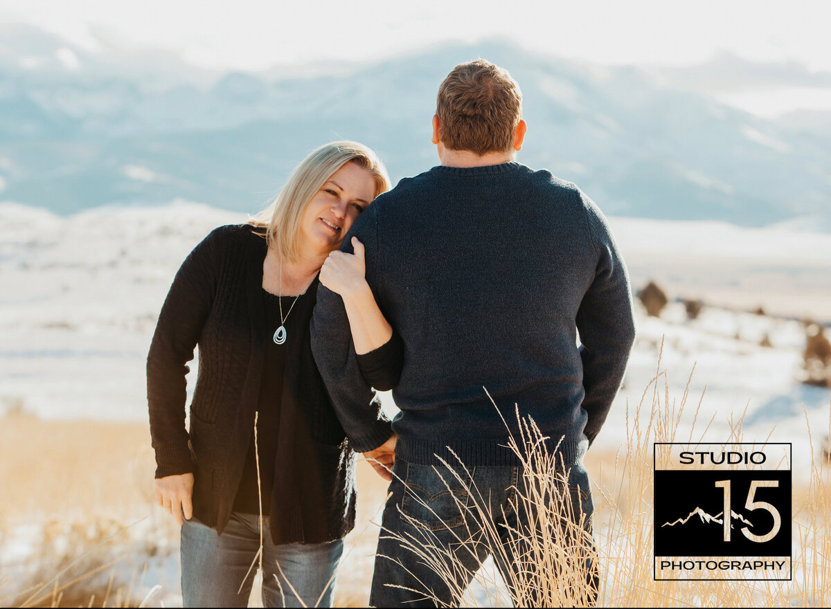 Studio 15 Photography Couples Photography Star Valley Ranch Wyoming Photographer Jackson Hole Couple Photographer Eastern Oregon Couples Photographer Idaho Falls Photographer Engagement Photographer Mountain Photos Outdoor Couples Photos
