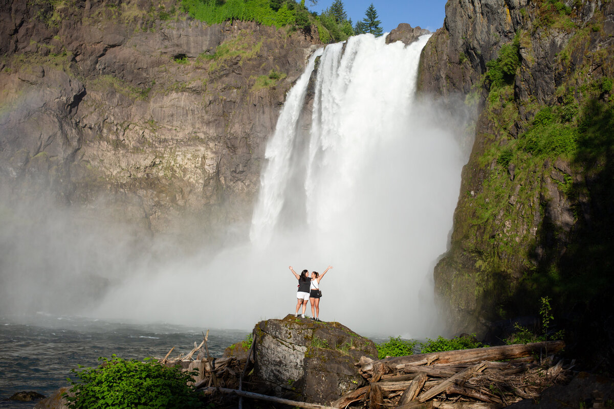 Snoqualmie falls surprise wedding proposal same sex couple99