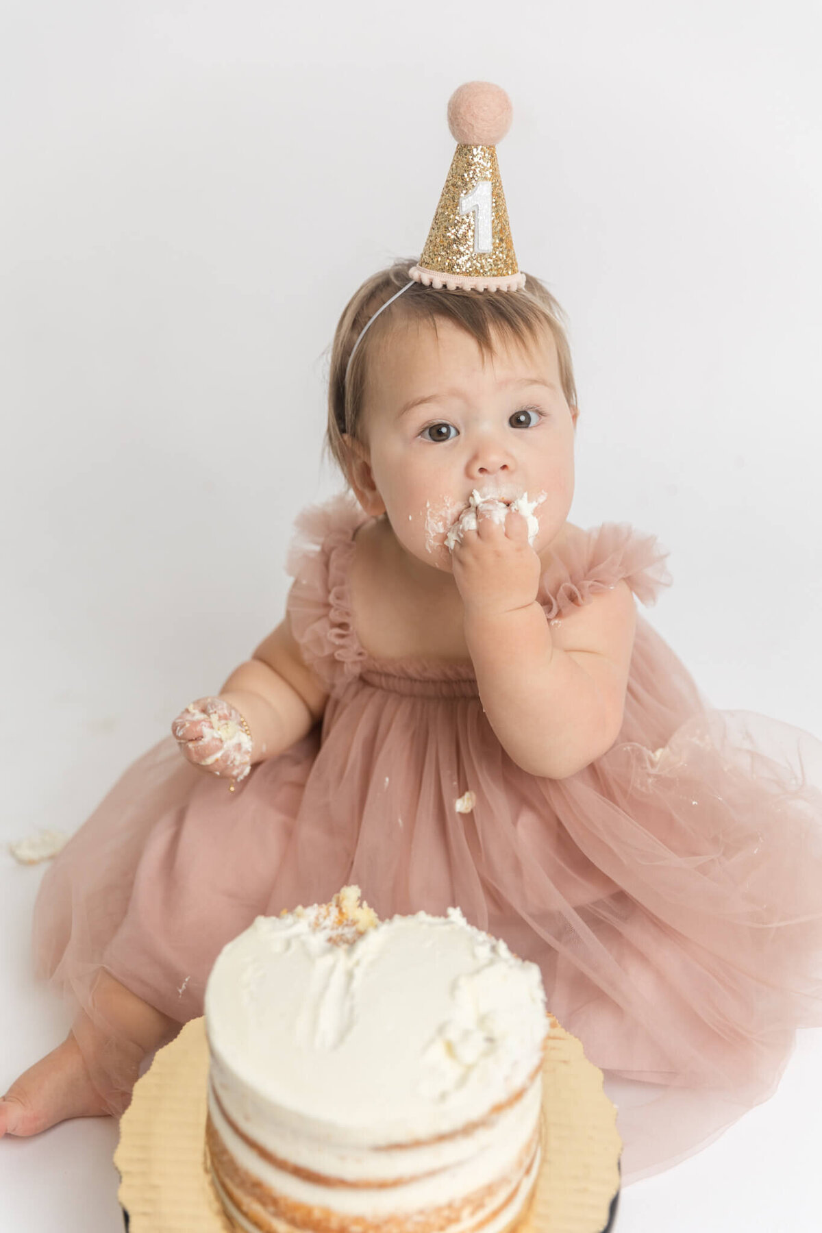 Augusta milestone and cake smash photographer