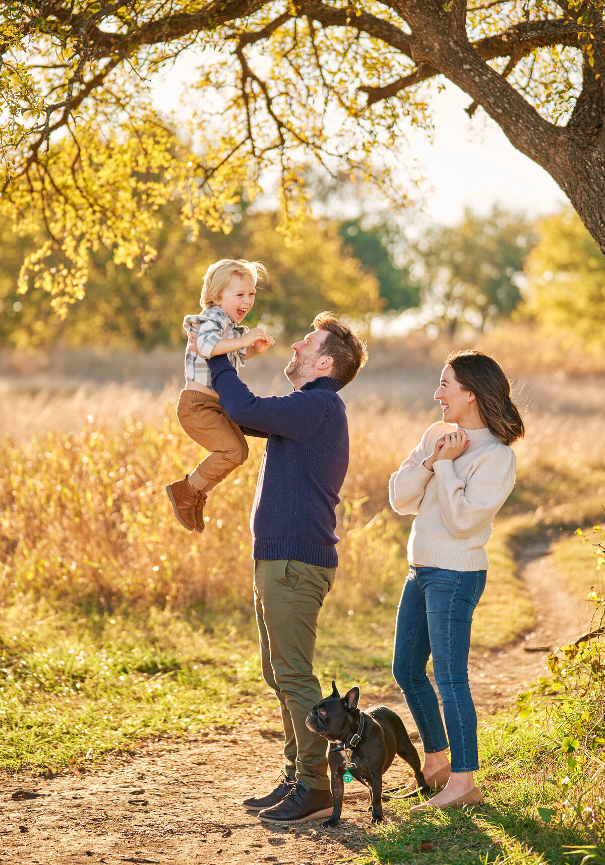 Fun family photography at Erwin Park in McKinney Texas