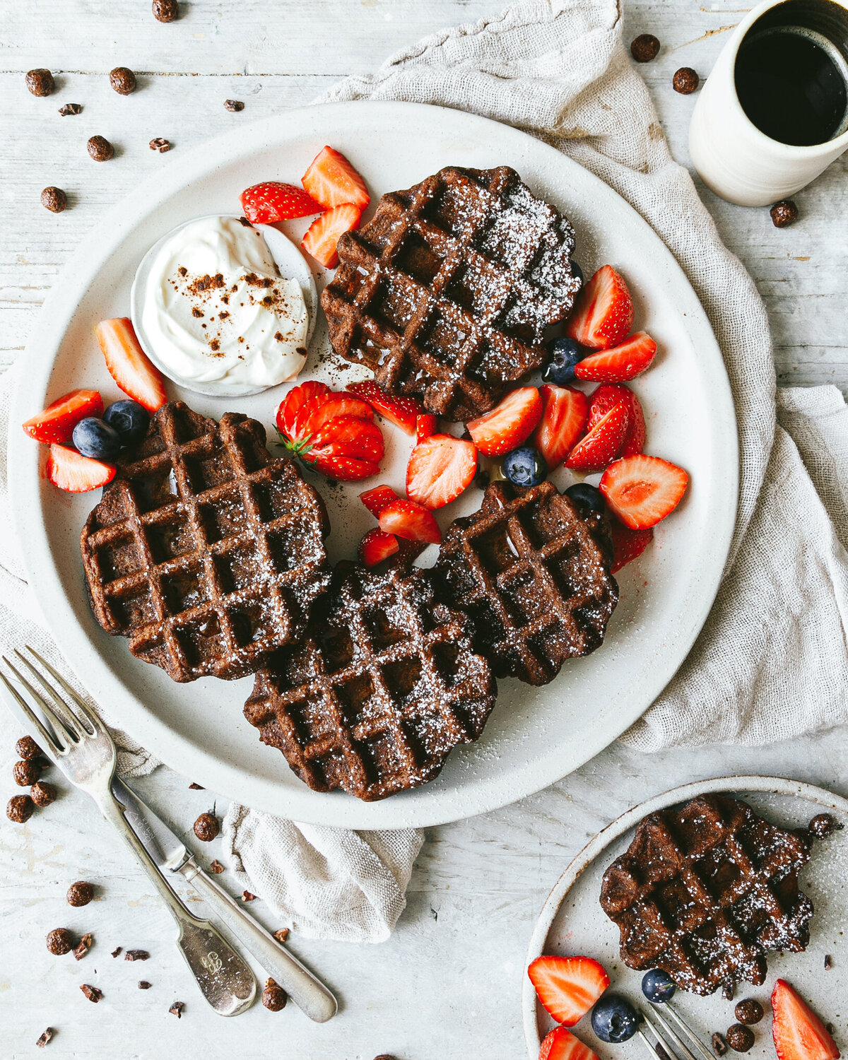 Coco pops Waffles