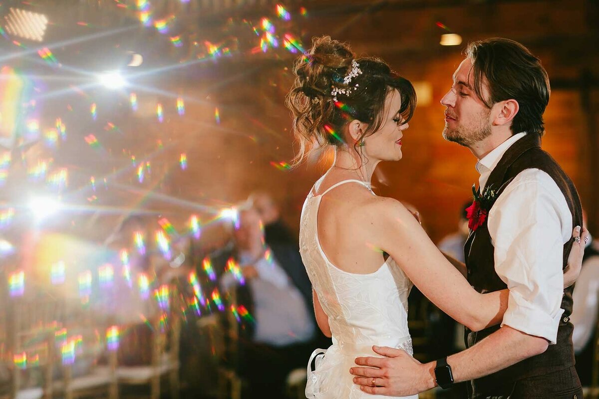 Bride-Groom-First-Dance-Magical-Tiny-House-Photo