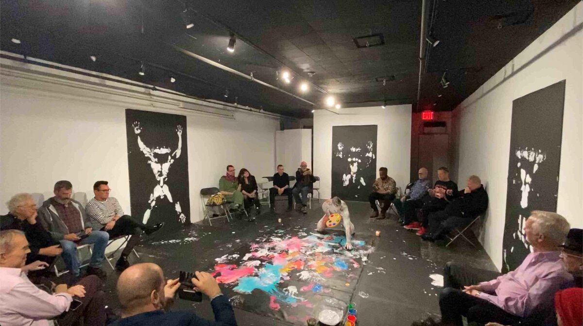 Brent Ray Fraser SoHo Project Space NYC - Body Paint Ritual 2020 - 29