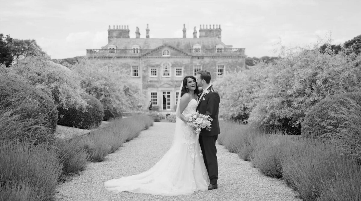 Cover for wedding film at Came House