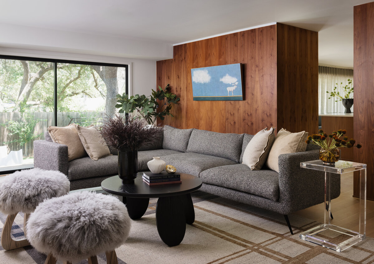 Dark Moody living room