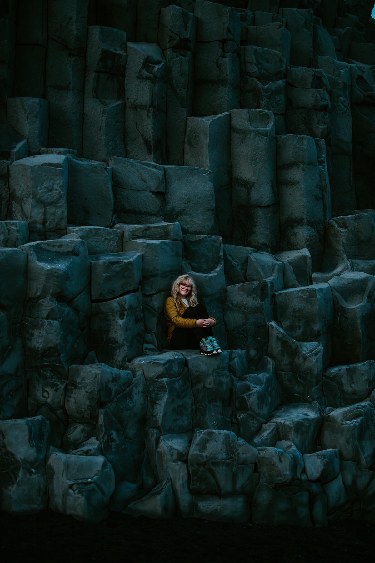 Heather-Iceland-Basalt Columns--1