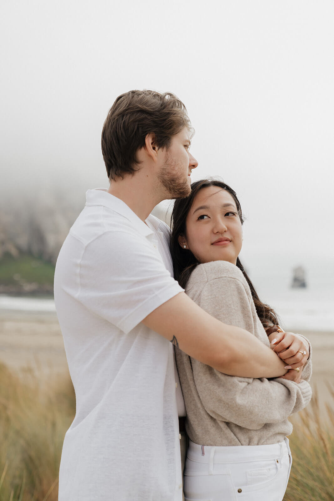 Adventurous Lifestyle Engagement Photos in Morro Bay by San Luis Obispo Wedding Photographer Samantha Anne