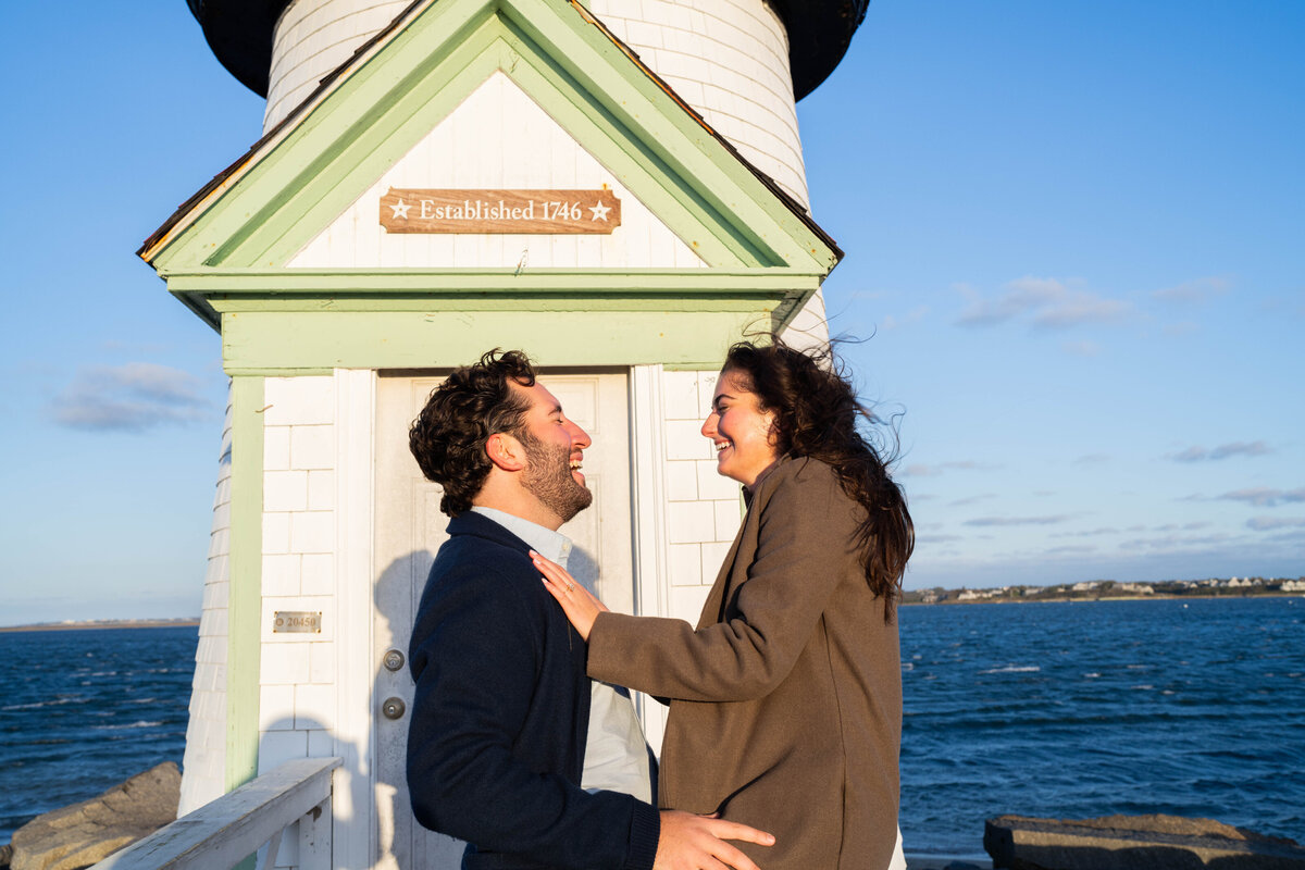 Nantucket Engagement Proposal Photos by Arlinda_-6