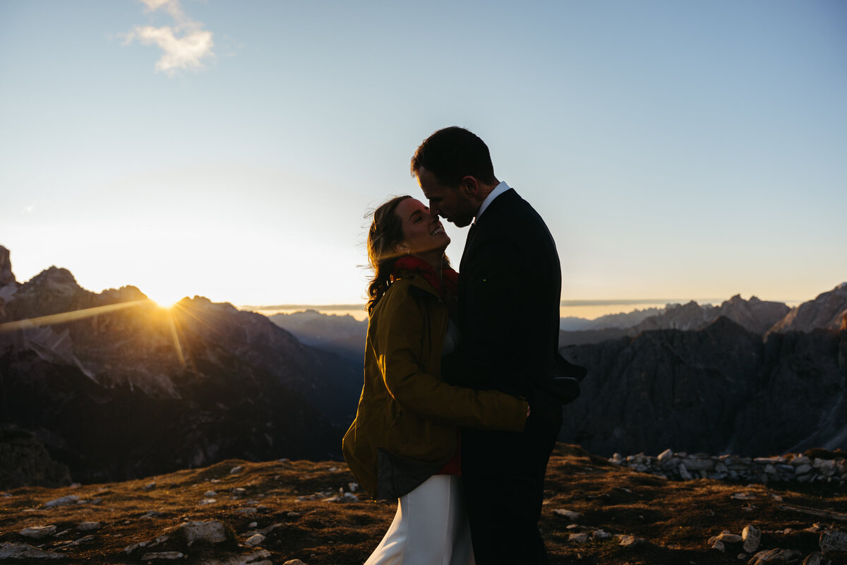 Cadini di Misurina Sunrise Elopement -32