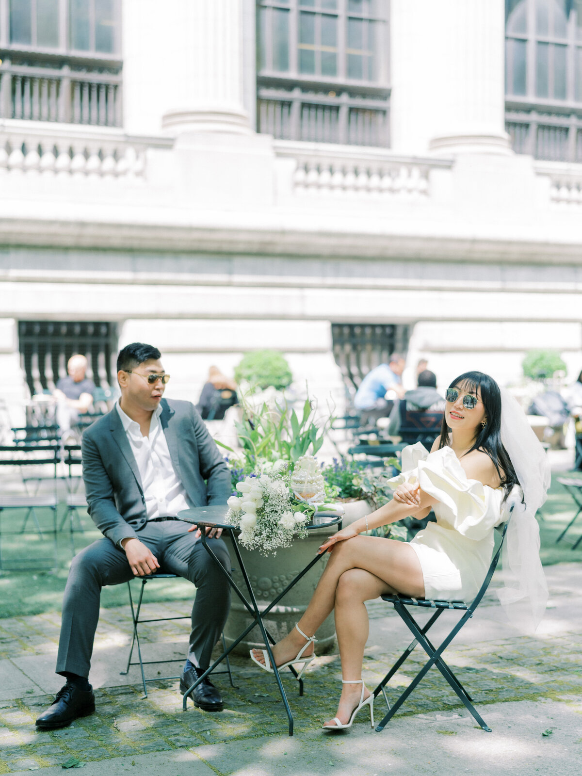 Vogue Editiorial NYC Elopement Themed Engagement Session Highlights | Amarachi Ikeji Photography 31