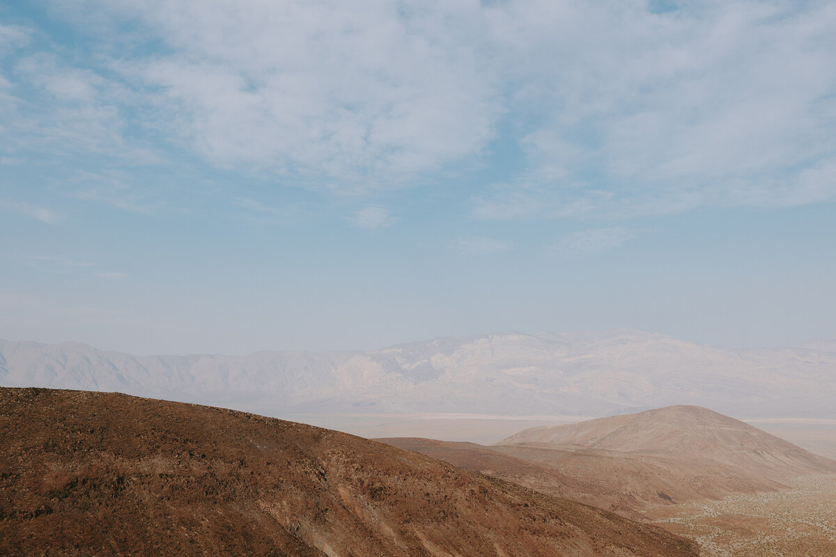 Outlook at Death Valley National Park in California