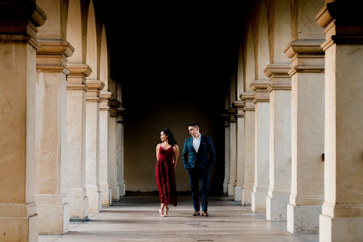 Dan Diego Balboa Park Engagement