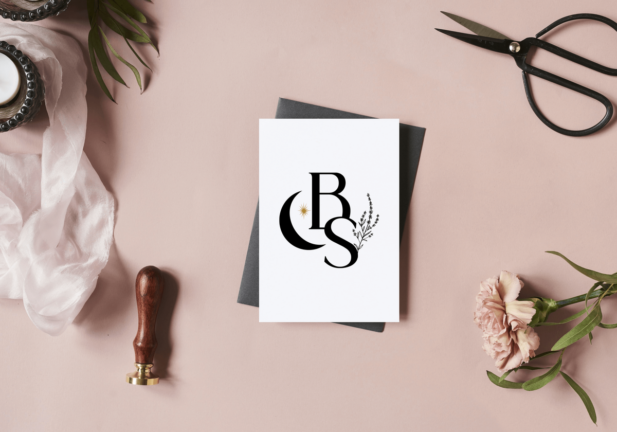 Submark logo for a photographer B and S