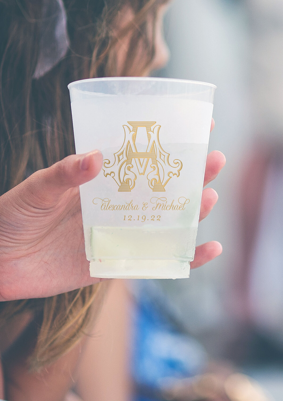 Custom wedding cups and cheap koozies