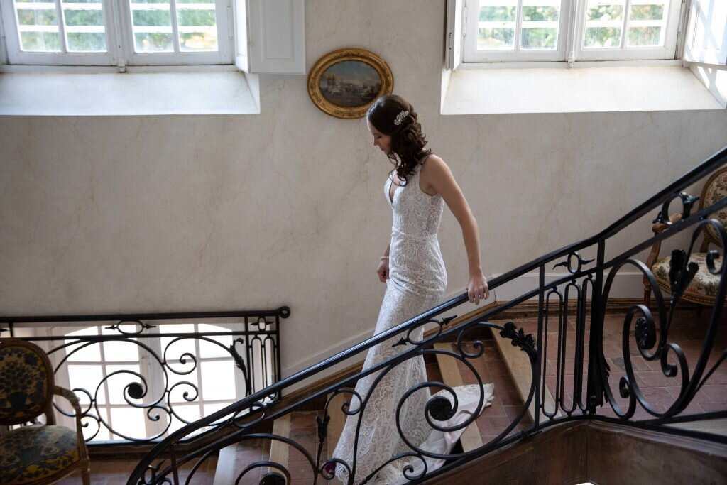 Wedding Hair Makeup Château in Normandy France