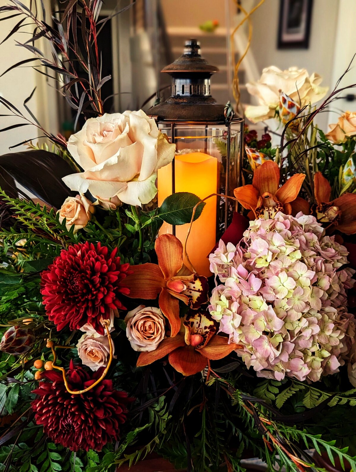 funeral and sympathy floral garcia lantern