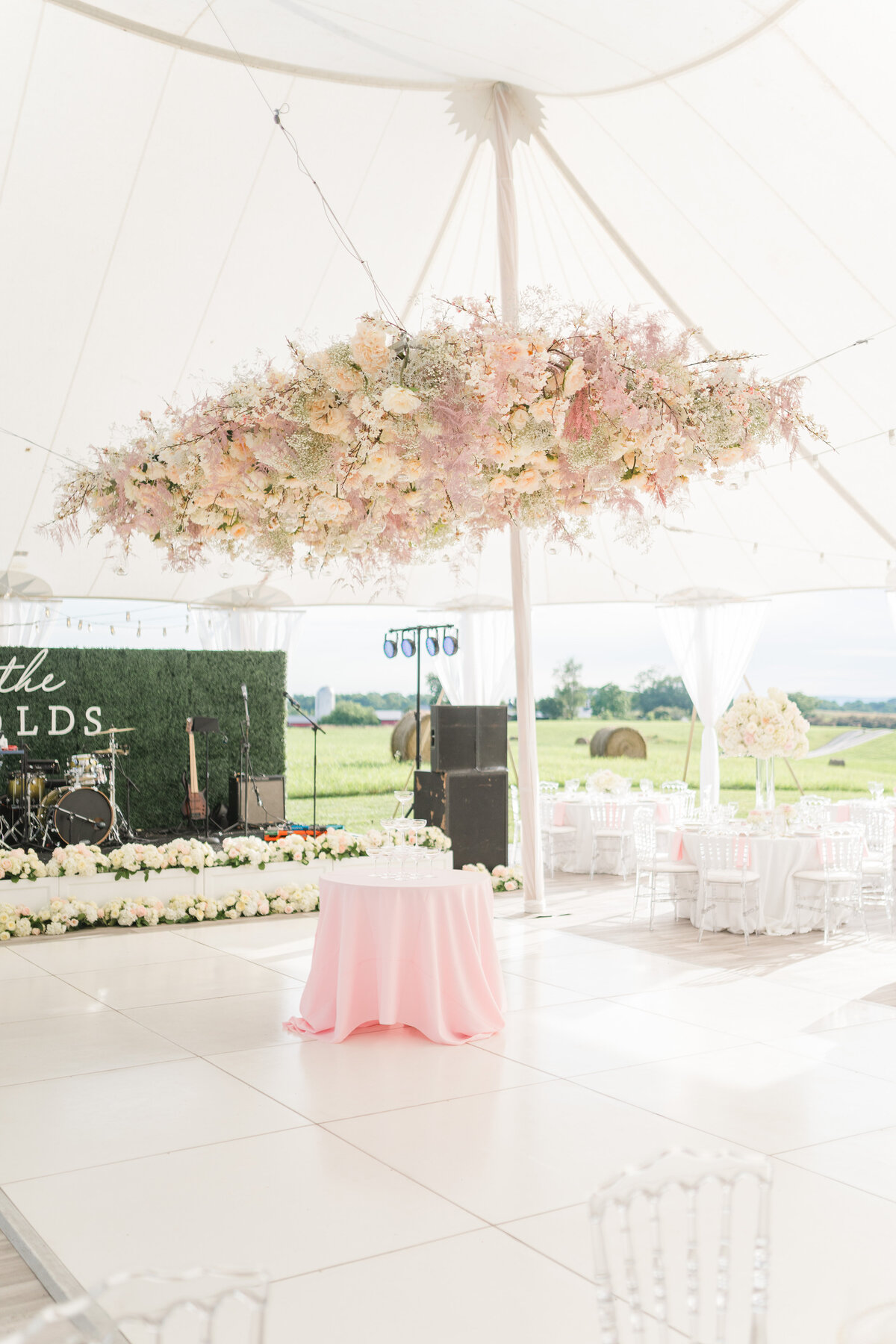 Classic Blush & Gold Goodstone Inn Wedding Reception Details Megan Kelsey Photography-1280