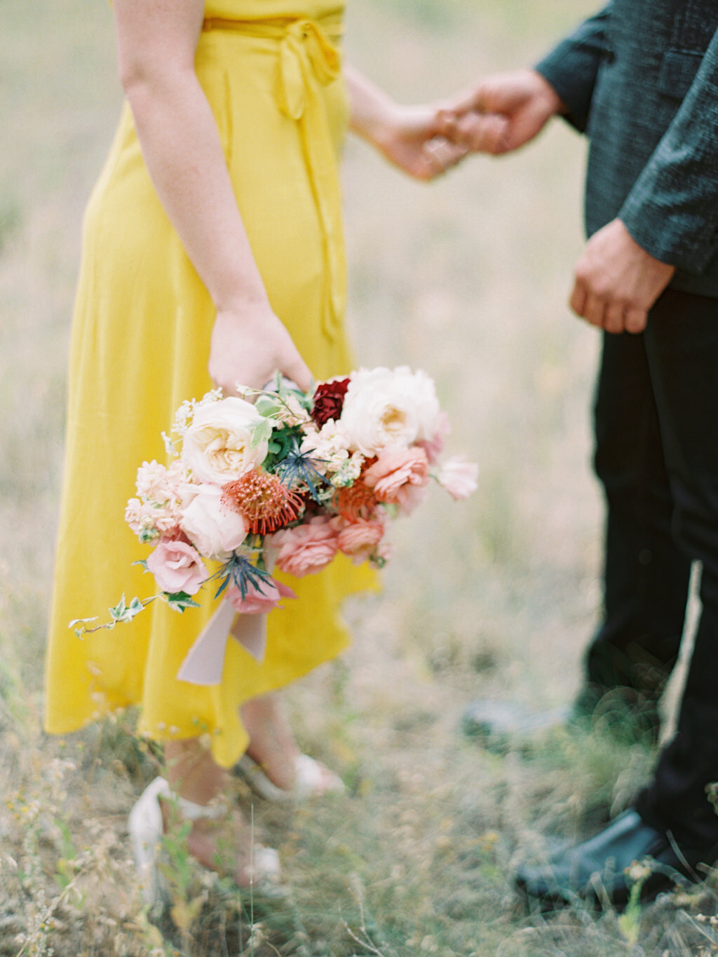 Aubrey & Joey Sedona West Fork Trail Fall Fine Art Engagement Session Ball Photo Co-5