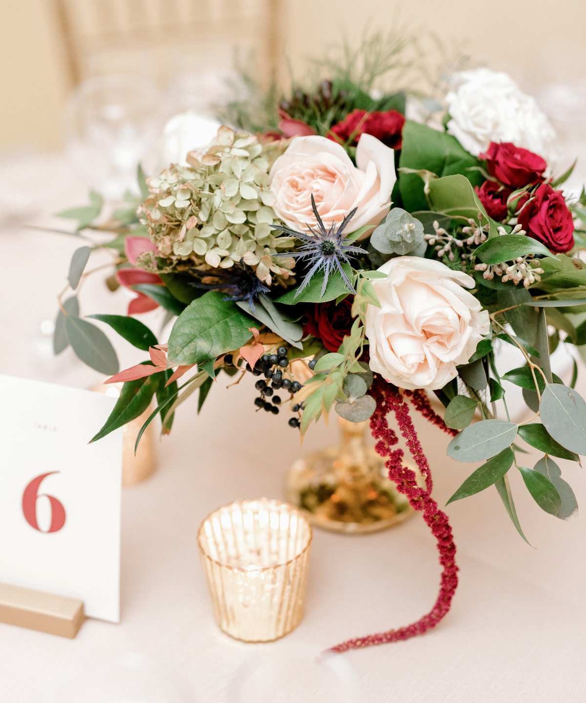 Burgundy and blush wedding at the Josephine Butler House in Washington, DC