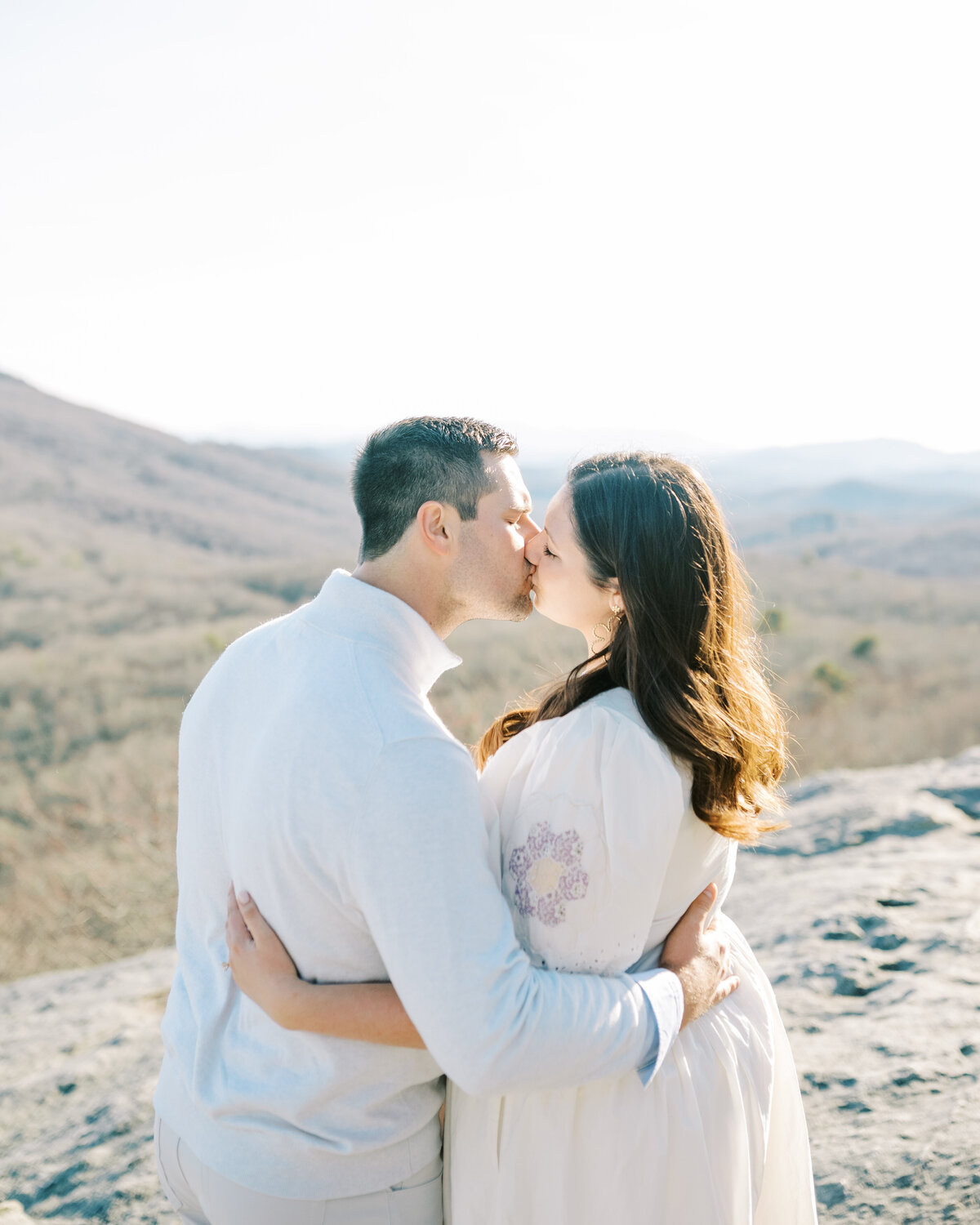 The Fourniers | Grandfather Mountain Engagement-50