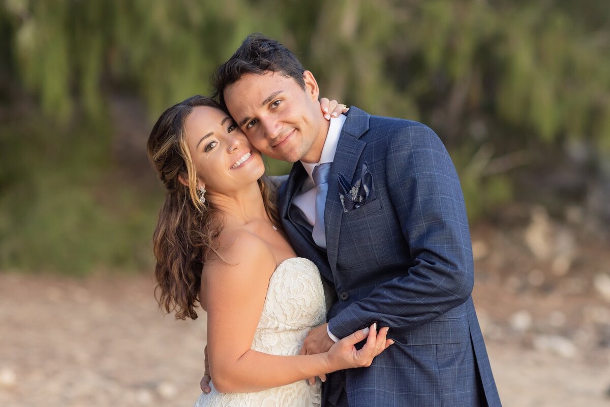 Soft natural light used in Kauai wedding photography