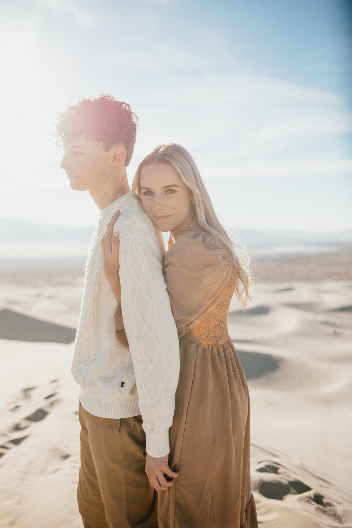 A Sand Dunes Engagement Photography Session - 32