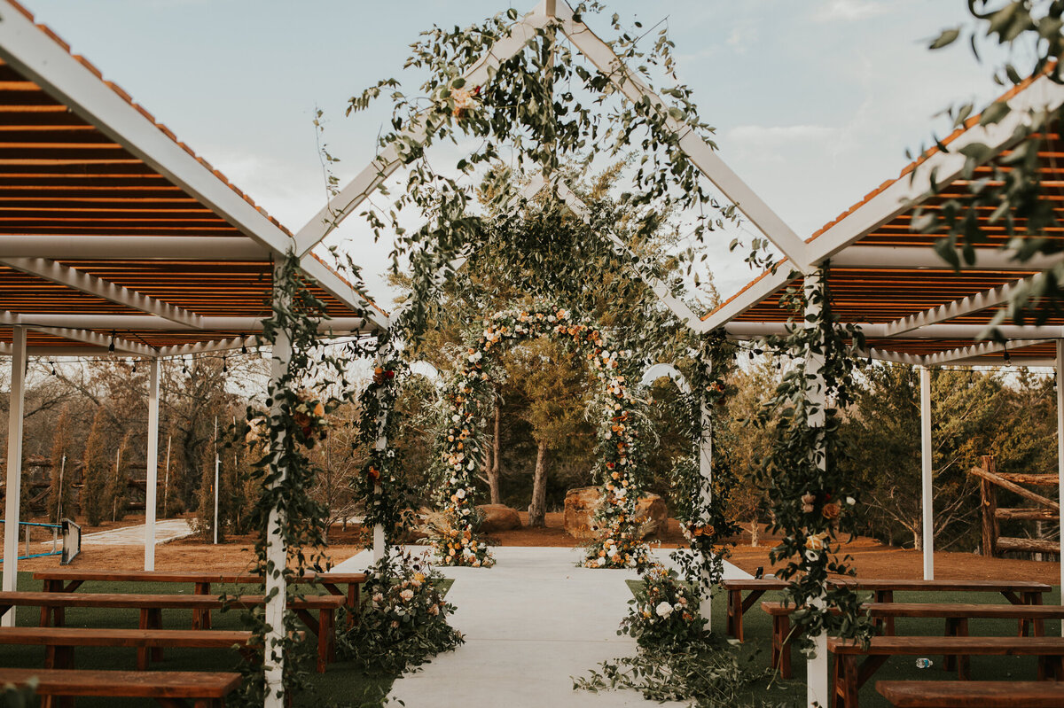 Outdoor ceremonial area