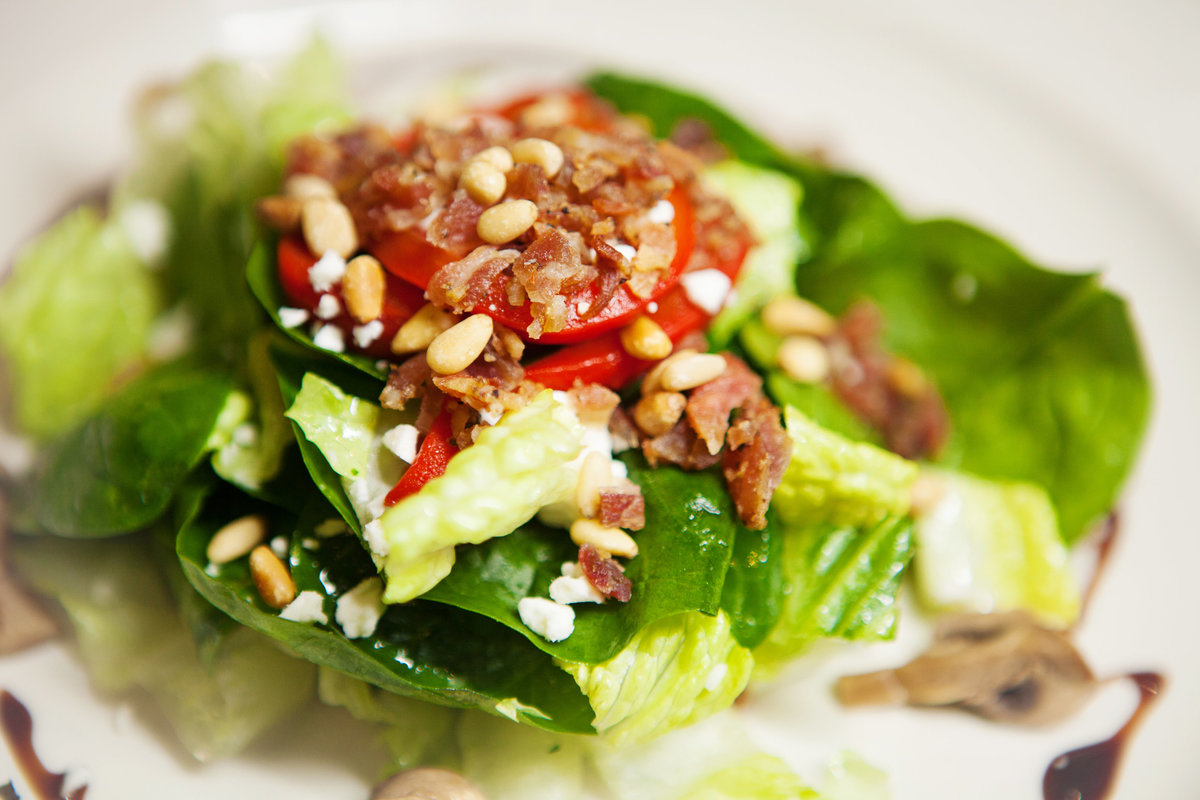 spinach salad option for wedding