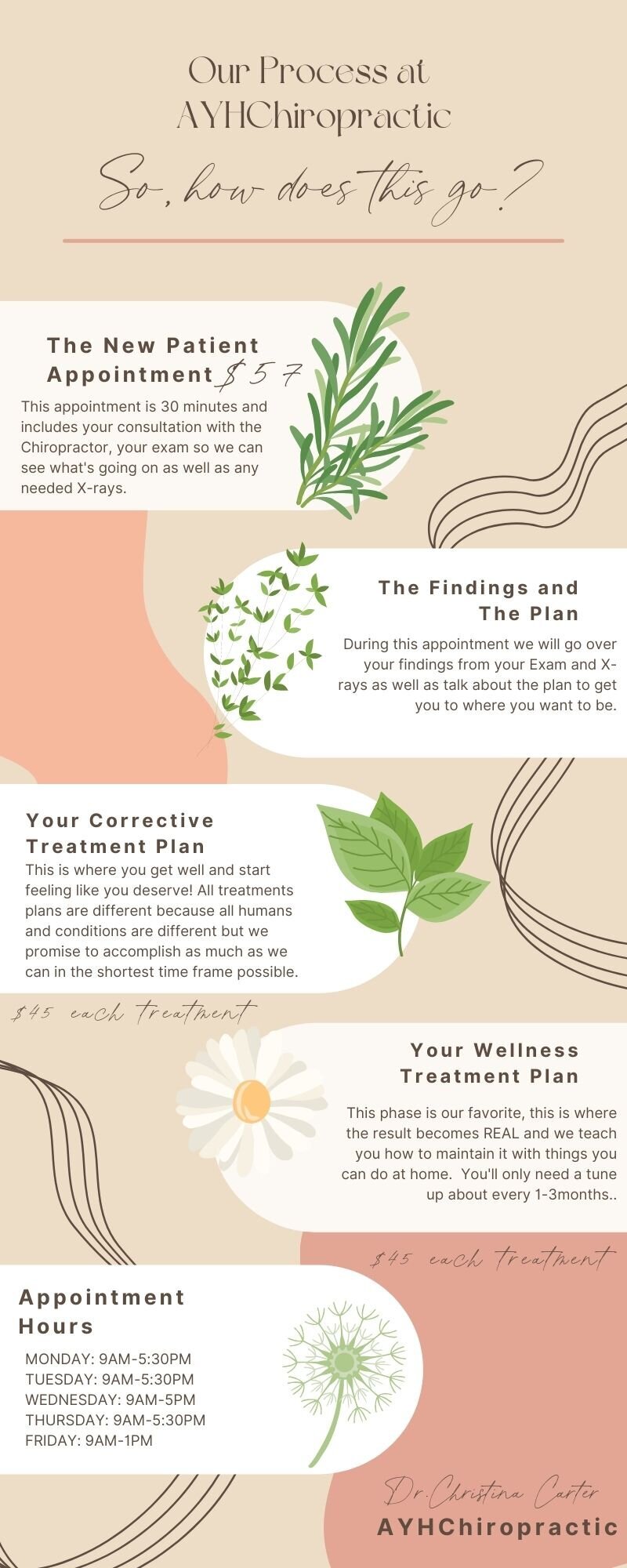 Leawood Best Chiropractor Process Infographic