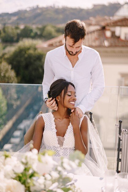 black wedding planner Florence Italy Lake Como
